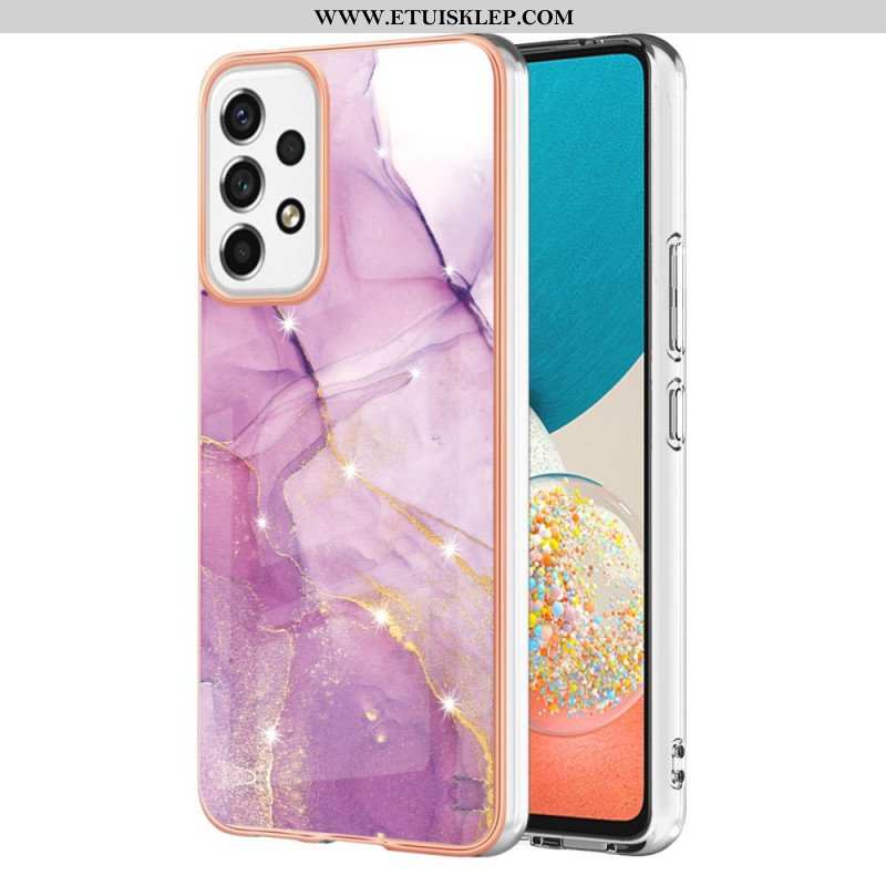 Etui do Samsung Galaxy A53 5G Silikonowy Elastyczny Marmur
